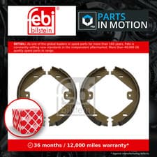 Image of Handbrake Shoes Set 39716 Febi Parking 0054203620 A0054203620 0054203620S1 New