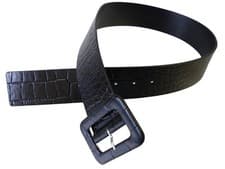 Image of Guess Belt BW6803-VIN50-BLA Women's Belt Black Size M 75 Made in Italy