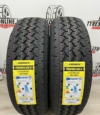 Image of 2 X 215 70 16C SONIX 108/106R COMMERCIAL VAN 215/70R16C BRAND NEW TYRES 2157016C