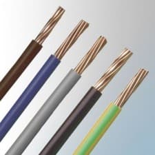 Image of 6491X1.5MM SINGLE CORE CONDUIT WIRING CABLE BROWN, BLUE, EARTH, BLACK, GREY 100M