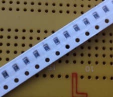 Image of 1.2k 1.5k Ohm 0805 Surface Mount Resistor SMD 2mm x 1.25mm Thick Film 5% 0.125W
