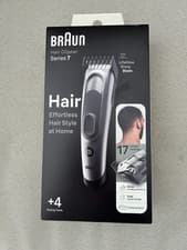 Image of Braun Hair Clipper Series 7 HC7390 with 4 Styling Tools BNIB Sealed FREEPOST