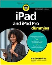 Image of Paul McFedries iPad and iPad Pro For Dummies (Paperback)