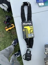Image of Master Lock Weather Resistant Security Chain and Padlock 90cm , security level 7