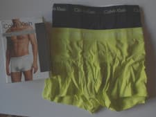 Image of CALVIN KLEIN COTTON STRETCH 2 PACK LOW RISE TRUNK MEDIUM RRP £36
