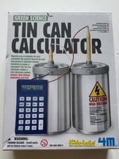 Image of TIN CAN Calculator Educational Electricity Green Science Kit KIDZLabs 4M Ages 8+