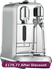 Image of Sage Nespresso Creatista Plus BNE800BSS Coffee Machine Brushed Stainless Steel-