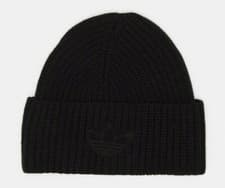 Image of adidas Winter Originals Chunky Beanie Woman/Men Headwear Black Beanie FOLD OSFW