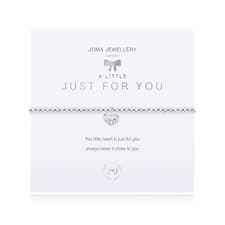 Image of Joma Jewellery Silver Plated Beaded Bracelet A Little JUST FOR YOU + Gift Bag
