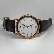 Image of LINKS OF LONDON Men's Rose Gold Plated Noble Slim L Analogue Watch NEW RRP495