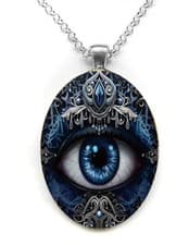 Image of ALL SEEING EYE SPIRITUAL PRETTY NECKLACE PENDANT