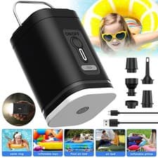 Image of 4000Pa Air Bed Pump Electric Air Pump Inflator Deflator Rechargeable Cordless