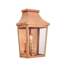 Image of Copper Lantern wall light external