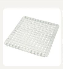 Image of Addis Kitchen Sink Liner Mat Protective Washing Up Drainer Accessories - Clear