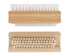 Image of 2 X Double Sided Wooden Nail Brush