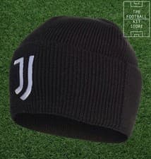 Image of adidas Juventus Woolie Hat Black - Juve Knitted Beanie Hat - Mens - One Size