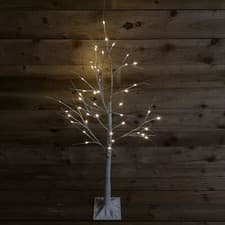 Image of Choice of Size - Indoor Outdoor Christmas Birch Tree with Warm White LEDs