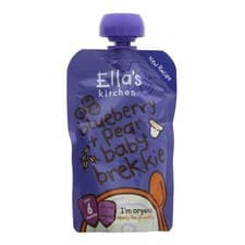 Image of Ella's Kitchen | Baby Brekkie - Blueberry/Pear | 3 x 100g