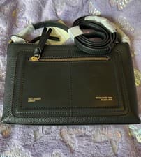 Image of Women's Small Black Leather Crossbody Bag - Ted Baker.