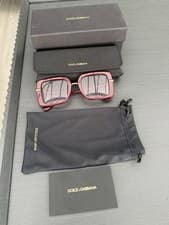 Image of Brand new Dolce and Gabbana D&G Bordeaux burgundy sunglasses DG4491