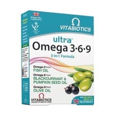 Image of Fish oil ULTRA OMEGA 3-6-9, 60 capsules.