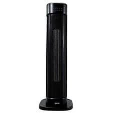 Image of Oscillating Tower Fan Heater, 2000 W, 3 Heat Modes, Black, Igenix IGHT020DB
