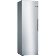 Image of Bosch Series 4 346 Litre Upright Freestanding Fridge - Stainless Steel KSV36VLEP
