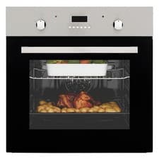 Image of Cookology Plug-In Single Fan Oven 60cm Electric Built-In - S/Steel FOD602SS