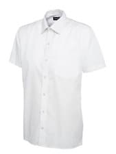 Image of Mens Short Sleeve Casual & Office Formal Business Shirt - EASY CARE SHIRTS