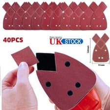 Image of Mouse Sanding Sheets 40-120 Grit for Black and Decker Discs Sander Pad Sandpaper