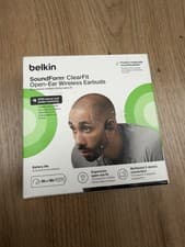 Image of Belkin SoundForm ClearFit - Open-Ear Wireless Earbuds - IPX5 Waterproof - BLACK