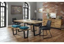 Image of Julian Bowen Brooklyn Rustic Rectangular Dining Table