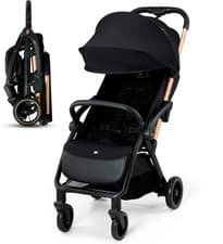 Image of Kinderkraft Apino Compact Stroller Black | Auto Fold | 7.5kg