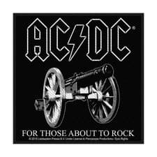 Image of AC/DC Standard Patch: For Those About To Rock  *Official*