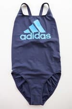Image of ADIDAS SH3.RO BIG LOGO INFINITEX ONE PIECE SWIMSUIT - NAVY HA0122 WOMEN UK32" S
