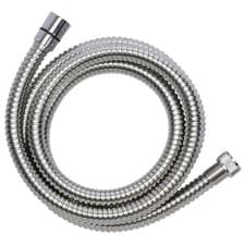 Image of Croydex Metlex Chrome 1.75m Stainless Steel Reinforced Shower Hose 1/2" B.S.P
