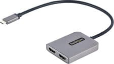 Image of Startech.Com USB-C to Dual HDMI Adapter, USB Type-C Multi-Monitor MST Hub, Dual