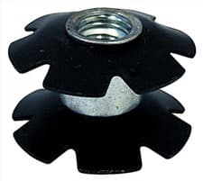 Image of ETC Star Washer 1" (25.4mm) Headset Flanged Front Fork Nut Bicycle/Cycle/Bike