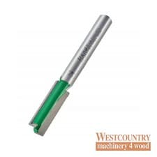 Image of Trend C012AX1/4TC CraftPro Two Flute Straight Router Cutter 8mm Dia x 25mm Cut x
