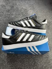 Image of Adidas Originals Gazelle Team Mens Shoes Black White II0004 | Size UK 8
