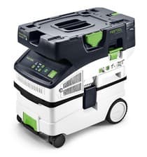 Image of Festool 577067 Cordless Mobile dust Extractor CTMC MIDI I-Basic CLEANTEC, Blue