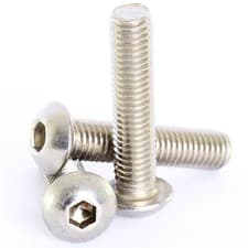 Image of 3mm M3 A2 STAINLESS STEEL HEX SOCKET BUTTON HEAD ALLEN BOLTS SCREWS ISO 7380