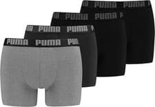Image of PUMA Everyday Comfort Cotton Stretch 4-Pack Boxers, Black Combo, genuine merch