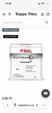 Image of White Bal Micromax3 Eco Grout 5KG