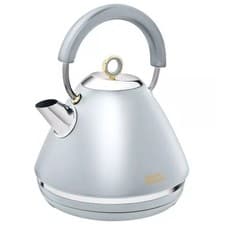 Image of Morphy Richards 102046 Accents Ocean Grey 1.5l Pyramid Kettle
