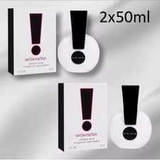 Image of Coty Exclamation Eau De Cologne Spray Women's Fragrance 50ml x 2