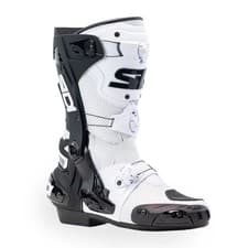 Image of Sidi Rex CE Air Motorcycle Motorbike Boots White/Black
