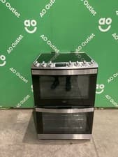Image of AEG Double Oven Electric Cooker - Stainless Steel - A - CIB6734ACM #LF127393
