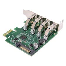 Image of Low Profile 4 Ports PCI-E to USB 3.0 HUB PCI Express Expansion Card Adapter5046