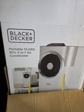 Image of BLACK+DECKER Portable 3-in-1 Air Conditioner Dehumidifier Cooling Fan, 12000 BTU